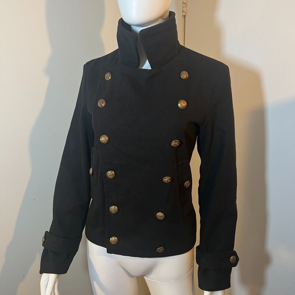 Vintage Military Marching Band Jacket M - Buttons Steampunk My Chemical Romance